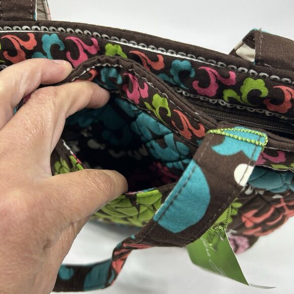 Vera Bradley Lola Petite Tote Retired Handbag Travel Bold Floral Roomy 12693-145 - Picture 8 of 13